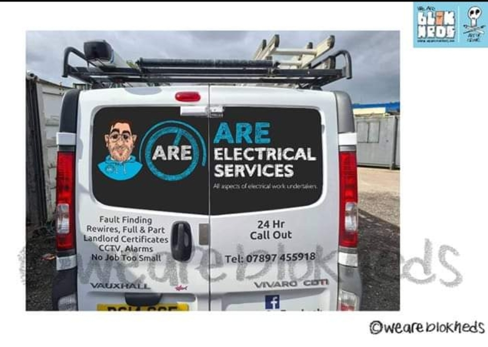 ARE Electrical Services branded van — South Yorkshire