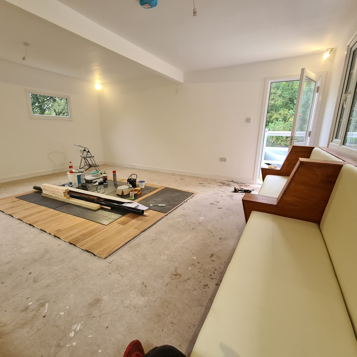 Full electrical renovation in progress